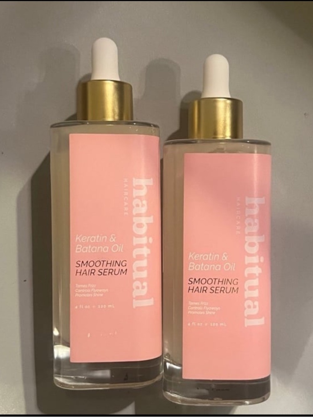Habitual Haircare Keratin & Batana Oil Smoothing Hair Serum(2-pk)